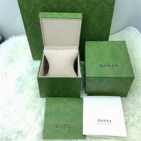 green gucci watch box